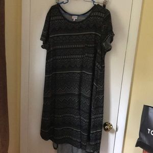Lularoe Carly - Olive green and black